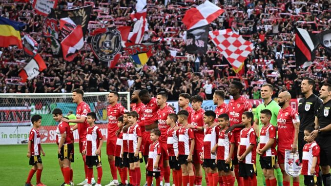FOTBAL:DINAMO BUCURESTI-FK CSIKSZEREDA MIERCUREA CIUC, BARAJ TUR SUPERLIGA SUPERBET (20.05.2024)