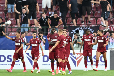 FOTBAL:FC CFR 1907 CLUJ-SC BRAGA, TURUL 3 PRELIMINAR UEFA LEAGUE (07.08.2025)