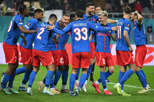 FOTBAL:FCSB-MIDTJYLLAND, UEFA EUROPA LEAGUE (7.11.2024)